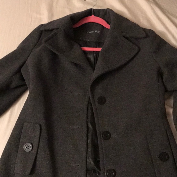 Calvin Klein Gray Coat - Picture 1 of 5
